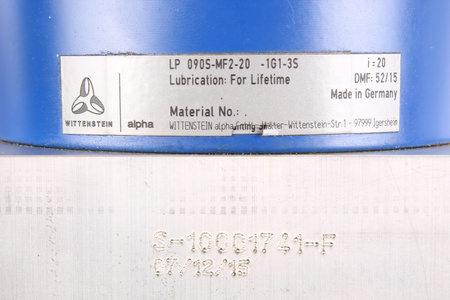 LP090S-MF2-20-1G1-3S WITTENSTEIN ALPHA GMBH 20I CUTIE DE VITEZE