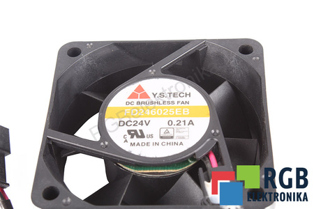 FD246025EB Y.S.TECH 60X60X25MM, 24V, 0.21A EVANTAI