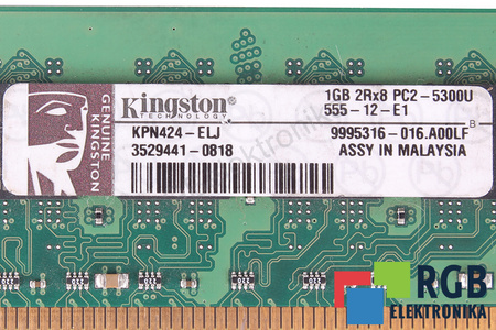 KPN424-ELJ KINGSTON 9995316-016.A00LF 1GB 2RX8 PC2-5300U