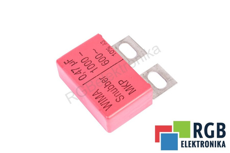 CONDENSATOR 0.47UF 1000VDC 600VAC WIMA CONDENSATOR