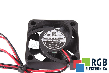 OD4010-24HSS ORION 40X40X10MM, 24V EVANTAI