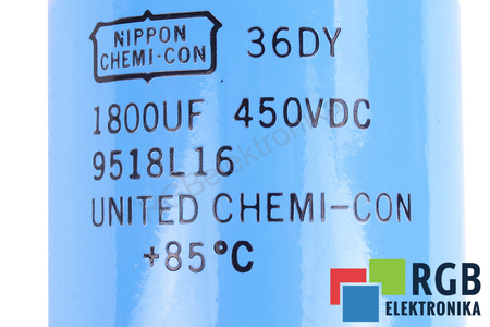 CONDENSATOR 1800UF 450VDC NIPPON 1800UF, 450V CONDENSATOR