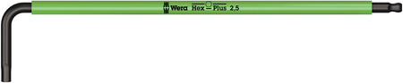 05073593001 WERA 950/9 HEX-PLUS MULTICOLOUR 1 SB SET DE CHEI HEXAGONALE ÎN FORMĂ DE L CU VÂRF SFERIC, ACOPERIRE BLACKLASER, METRIC, ÎN AMBALAJ CU AGĂȚĂTOARE, 9 PIESE
