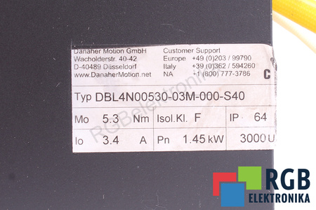 DBL4N00530-03M-000-S40 DANAHER MOTION STATOR