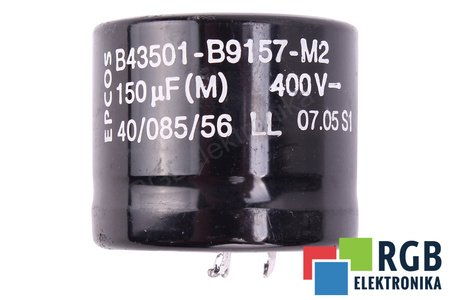 CONDENSATOR B43501-B9157-M2 EPCOS 150UF, 400V