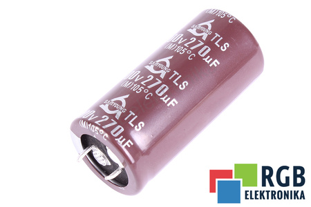 CONDENSATOR TLS400VS270M22X45 SAMYOUNG ELECTRONICS 270UF, 400V CONDENSATOR