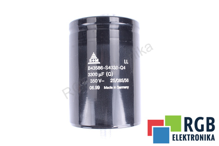 CONDENSATOR B43586-S4338-Q4 S+M 3300UF, 350V CONDENSATOR