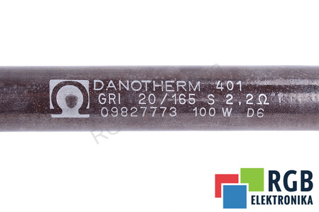 REZISTENȚĂ GRI20/165S DANOTHERM 2.2 OHM 2.2OHM, 100W REZISTENȚĂ