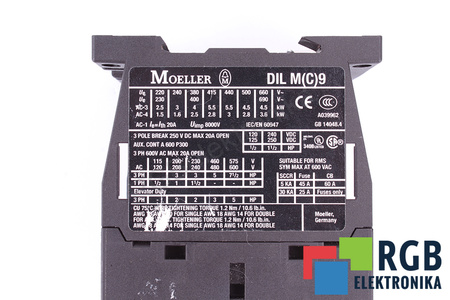 DILM9-10 MOELLER 3NO 690VAC 20A