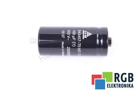 CONDENSATOR B43457-T5167-T1 S+M 160UF, 450VDC CONDENSATOR