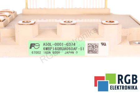 6MBP160RUA060AF-51 FUJI ELECTRIC A50L-0001-0374