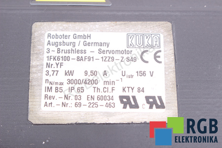 1FK6100-8AF91-1ZZ9-Z KUKA Z:S49 69-225-463