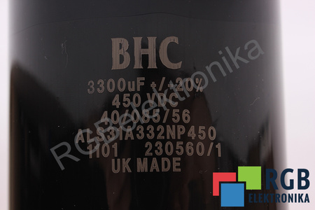 CONDENSATOR ALS31A332NP450 BHC COMPONENTS LTD BHC 3300UF, 450VDC CONDENSATOR
