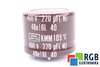 CONDENSATOR 48E16L NIPPON 220UF, 400VDC, KMM105