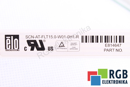 362740-9122 ELO TOUCHSYSTEMS SCN-AT-FLT15.0-W01-0H1-R E814647 333X249MM ATINGE