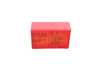 CONDENSATOR FKP1 WIMA 0,1, 1250VDC, 600VAC CONDENSATOR