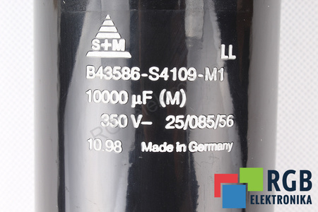 CONDENSATOR B43586-S4109-M1 S+M 1000UF, 350VDC CONDENSATOR