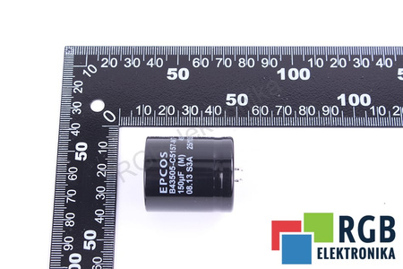 CONDENSATOR B43505-C5157-M7 EPCOS 25/105/56 150UF, 400V CONDENSATOR