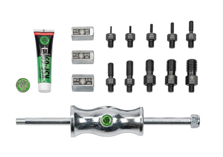 SET DE EXTRACTOARE PENTRU PENE ȘI ȘTIFTURI DE POZIȚIONARE 223-K KUKKO M 3 / -4 / -5 / -6 / -8 / -10 / -12 / -14 / M 16 / M 18