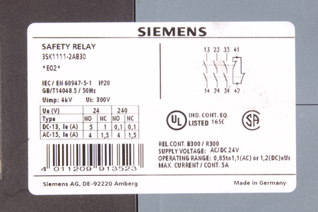 3SK1111-1AB30 SIEMENS SIRIUS RELEU DE SIGURANȚĂ