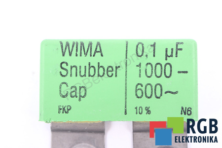 CONDENSATOR 0.1UF 1000VDC WIMA 600VAC CONDENSATOR