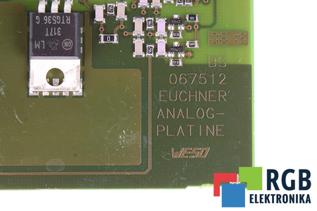 067512 EUCHNER ANALOG-PLATINE DEFECT – PENTRU PIESE