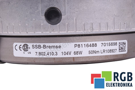 7015698 SSB ANTRIEBSTECHNIK P8116488 7/802.410.3 104V FRÂNĂ