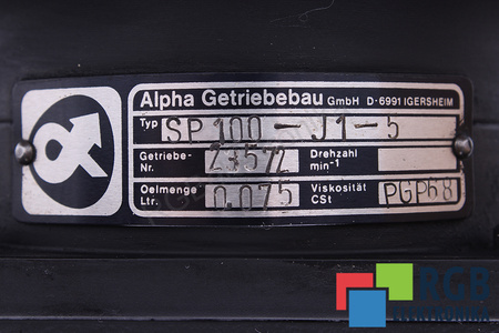 SP100-J1-5 ALPHA GETRIEBEBAU CUTIE DE VITEZE