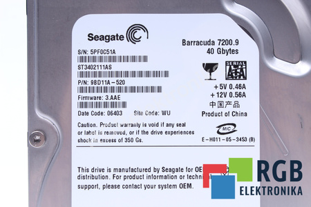 ST3402111AS SEAGATE 3.5" SATA 40GB