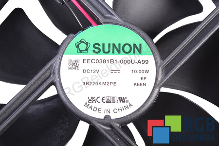 EEC0381B1-A99 SUNON EEC0381B1-000U-A99 120X120X38MM, 12V EVANTAI