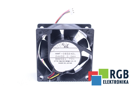MMF-06D24DL-FC1 MELCO TECHNOREX 60X60X25MM, 24V, 0.04A EVANTAI
