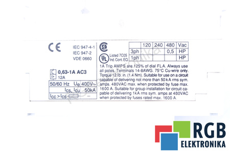 MS225 ABB ÎNTRERUPĂTOR MOTOR
