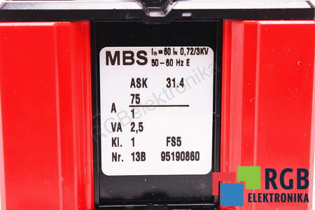 ASK31.4 MBS 75A 1A 2.5VA TRANSFORMATOR DE CURENT