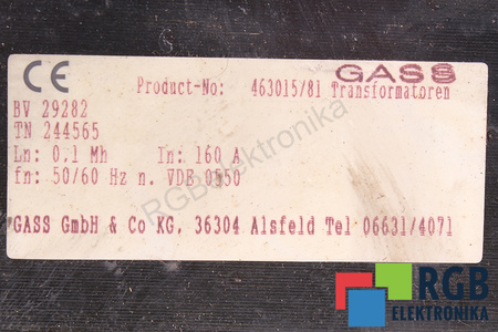 BV29282 GASS CHOKE