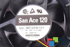 9G1224E101 SANYO DENKI 120X120X38MM, 24V, 0.34A EVANTAI