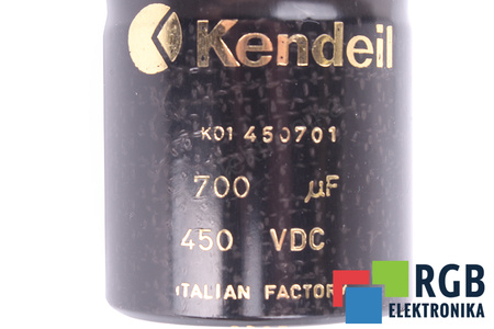 CONDENSATOR K01450701 KENDEIL 400UF, 450VDC CONDENSATOR