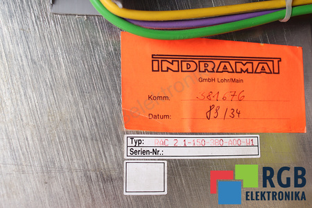 RAC2.1-150-380-A00-W1 INDRAMAT AC-MAIN SPINDLE DRIVE