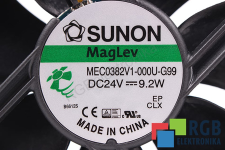 MEC0382V1-000U-G99 SUNON 120X120X38MM 24V EVANTAI