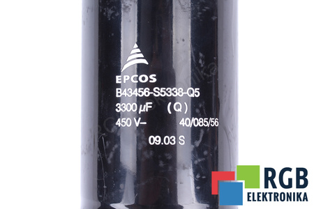 CONDENSATOR B43456-S5338-Q5 EPCOS 3300UF, 450V CONDENSATOR