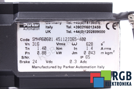 SMHA60601.45112ID65-400 PARKER STATOR