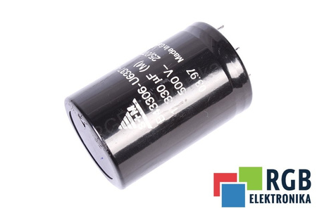 CONDENSATOR B43306-U6337-M1 S+M 330UF, 500V CONDENSATOR