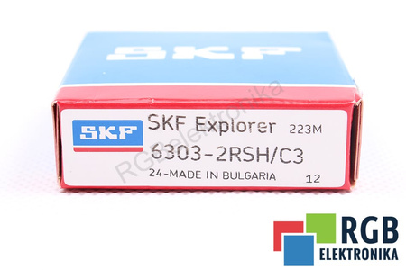 6303-2RSH/C3 SKF 34000RPM, 11000RPM, 17X47X14MM, 14.3KN, 6.55KN RULMENT