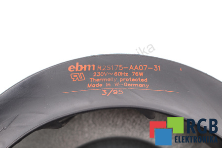 R2S175-AA07-31 EBM PAPST 175X175X60MM 76W 230VAC EVANTAI