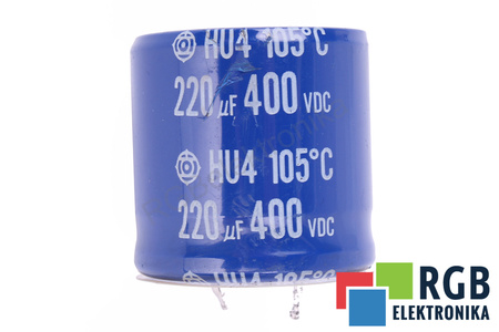 CONDENSATOR 220UF 400V HITACHI HU4 CONDENSATOR