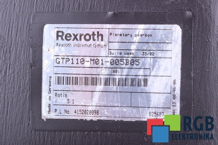 GTP110-M01-005B05 BOSCH REXROTH CUTIE DE VITEZE