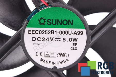 EEC0252B1-000U-A99 SUNON 120X120X25MM, 24V EVANTAI