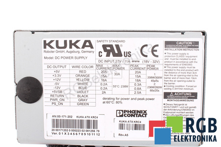 ATXKRC4 KUKA 00-171-202 SURSA DE ALIMENTARE PC
