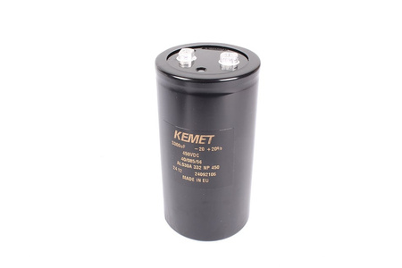 CONDENSATOR ALS30A332NP450 KEMET 3300UF, 450V, 76MM, 145MM CONDENSATOR