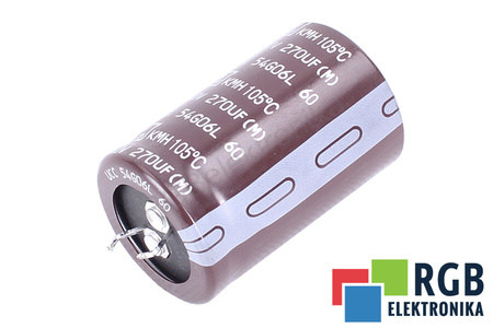 CONDENSATOR UCC54G06L60 NIPPON 270UF, 450V
