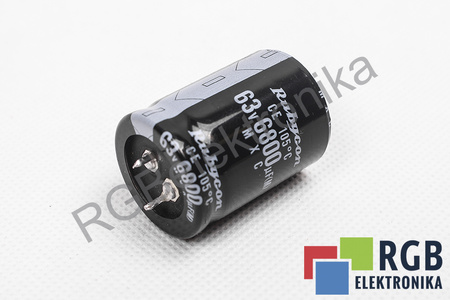 CONDENSATOR MXC RUBYCON 6800UF, 63VDC